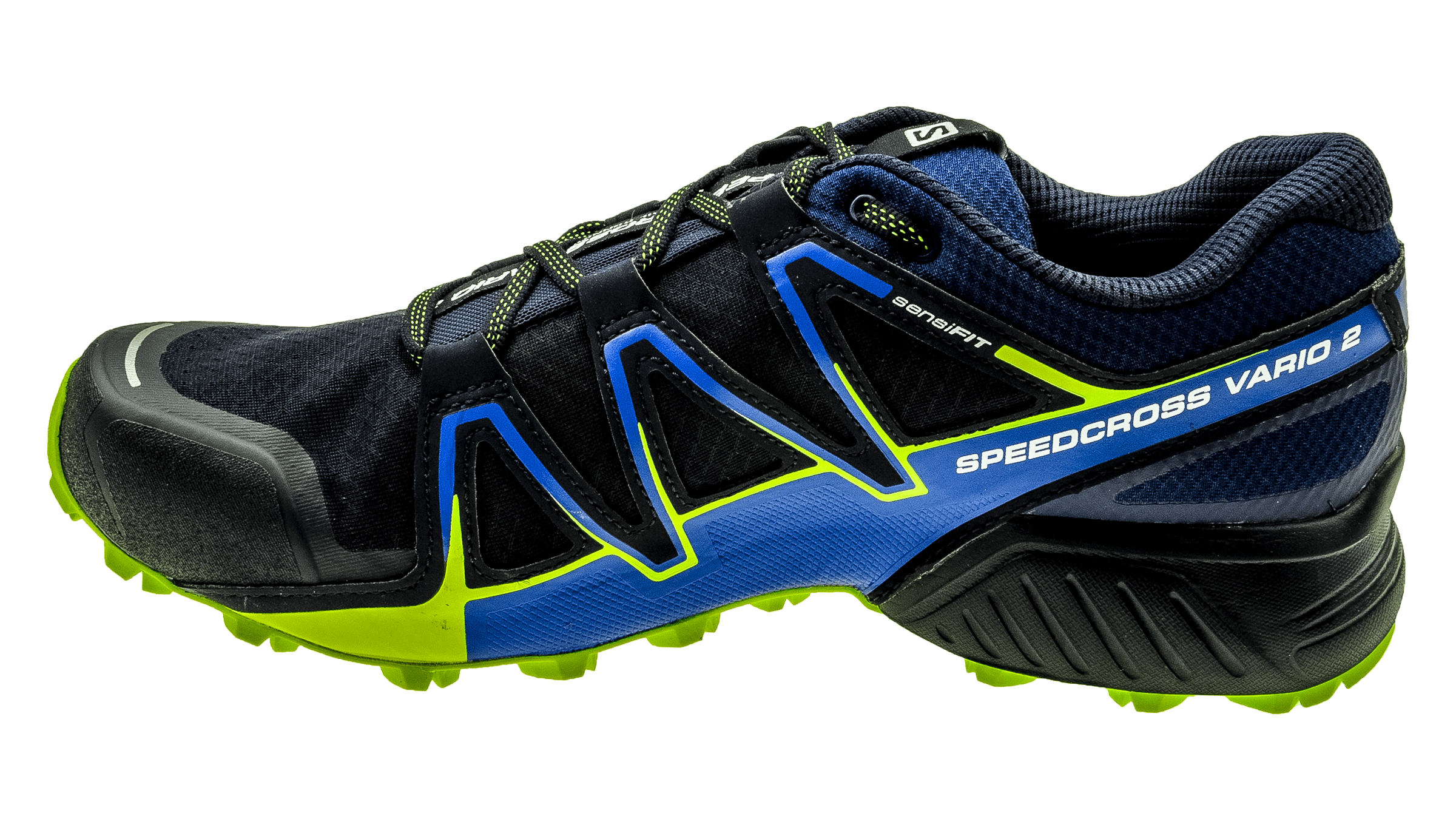 Salomon Speedcross Vario 2 navy blazer/nautical blue/lime punch ...