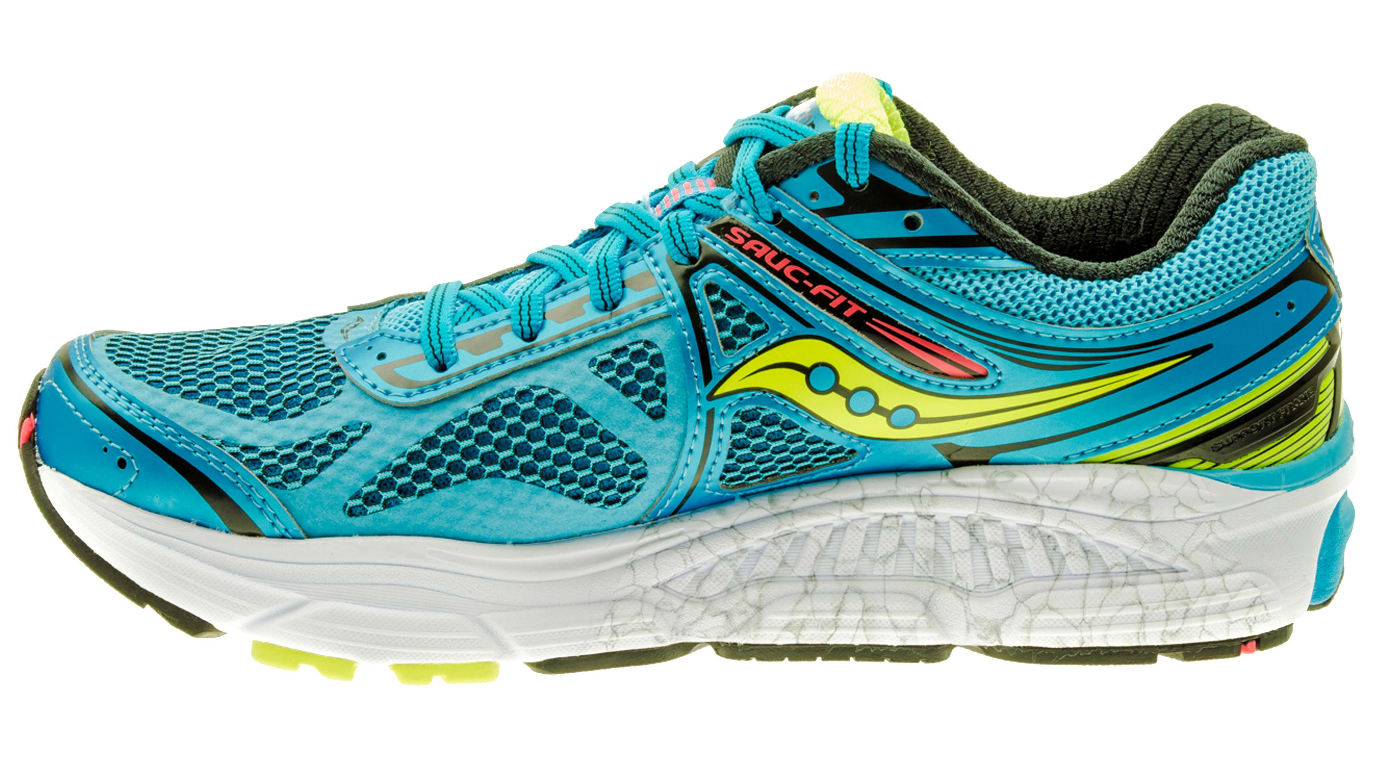 Saucony Omni 14 blue/citron/black (2A-narrow) bestellen bij Koole Sport