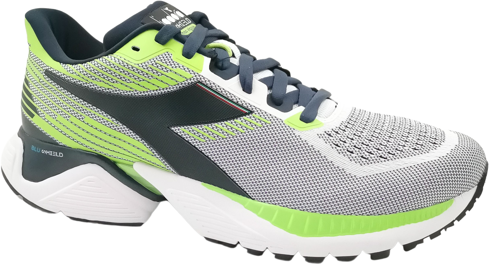 Diadora Mythos Blushield 7 Vigore white/black iris/neon bestellen bij