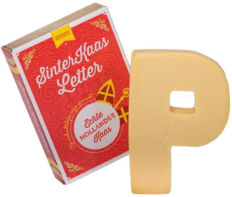   Kaasletter P Boek van Sinterklaas