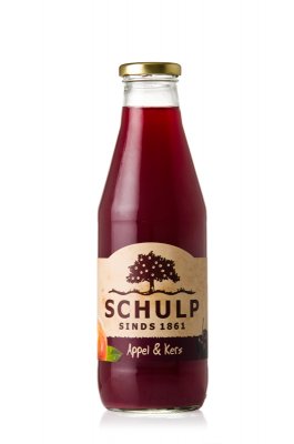 Appel-kersensap Schulp (750 ml)