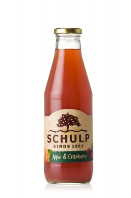 Appel-cranberrysap Schulp (750 ml)