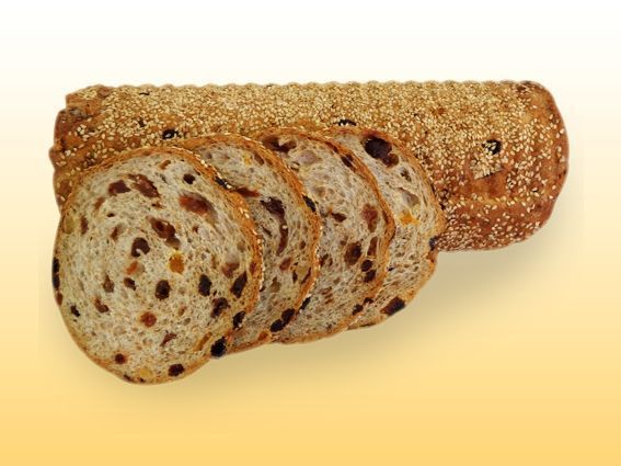 Volkoren notenrozijnenbrood (half)