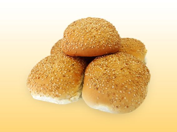Witte bol sesam
