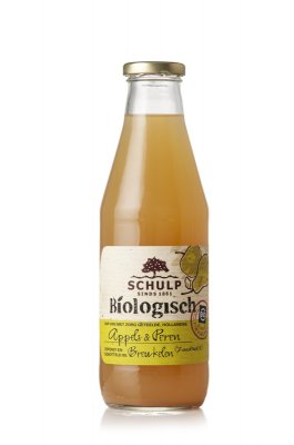 Appel-Perensap Biologisch Schulp (750 ml)