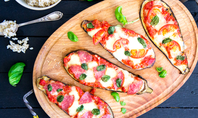 Recept: Snelle Auberginepizza's
