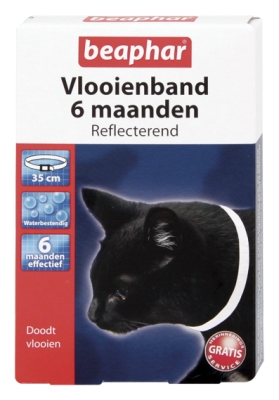 Vlooienband kat reflecterend