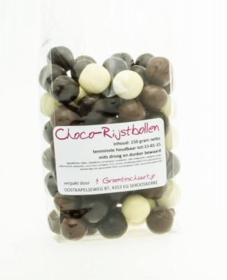 ChocoRijstbollen (150 gr)