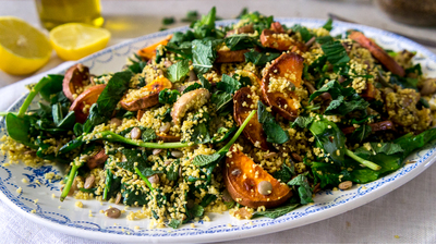 Recept: Couscous- en linzensalade