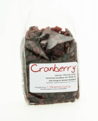 Cranberry's hele (150 gram)