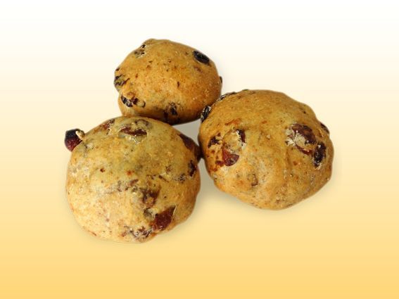 EKO rozijnenbollen wit