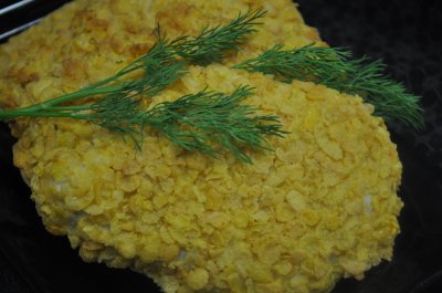 Kip-krokantschnitzel (100 gr)