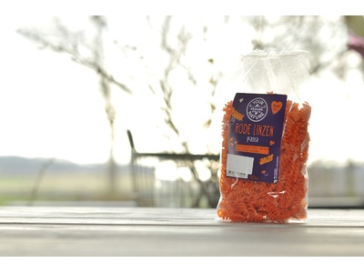 Bio rode linzen pasta (250g)