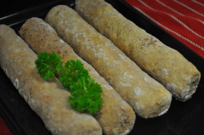 Eigen gemaakte frikandellen (4 stuks)