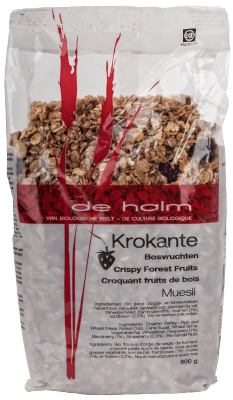Krokante Bosvruchten muesli biologisch (600 gr)