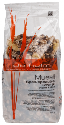 Spelt muesli Extra Rijk biologisch (575 gr)