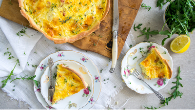 Groente Quiche / hartige taart (1pers)