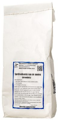 Spelt volkoren van de molen