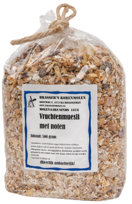 Vruchtenmuesli met noten (500 gr)