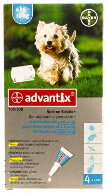 Advantix hond (4-10kg)