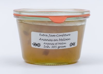 Ananas-meloen jam (385 gr)