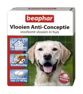 Vlooien Anti-conceptie honden (21-40kg)