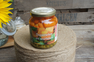 Doperwten en wortel (350g)