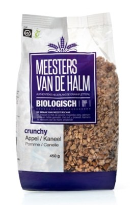 Crunchy appel-kaneel (Biologisch)