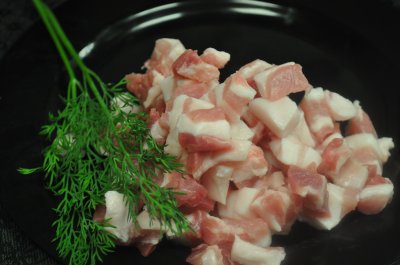 Dobbelsteentjes / spekjes (150 gr)