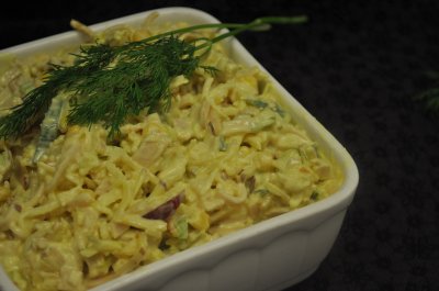 Gekruide Kipsalade (150 gr)