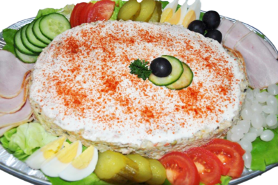 Huzaren salade per persoon