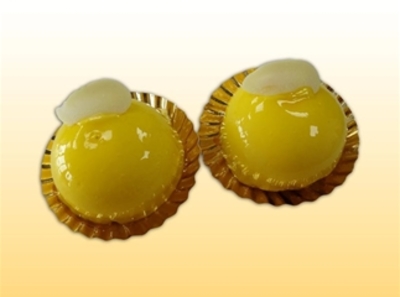 Mango-passievrucht bolgebak