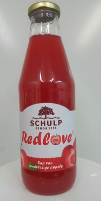 Appelsap 'Red Love' Schulp (750 ml)