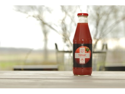 Bio tomaten sap (eerste hulp van schulp