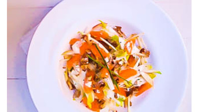 Recept: Pittige witlofsalade