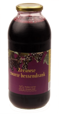 Zeeuwse Zwarte bessendrank groot (1 L)